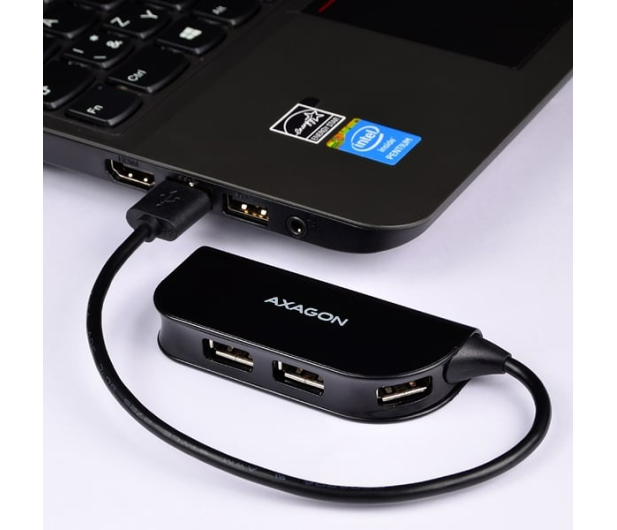 Axagon HUE-X4B USB READY hub - 1485470 - zdjęcie 5